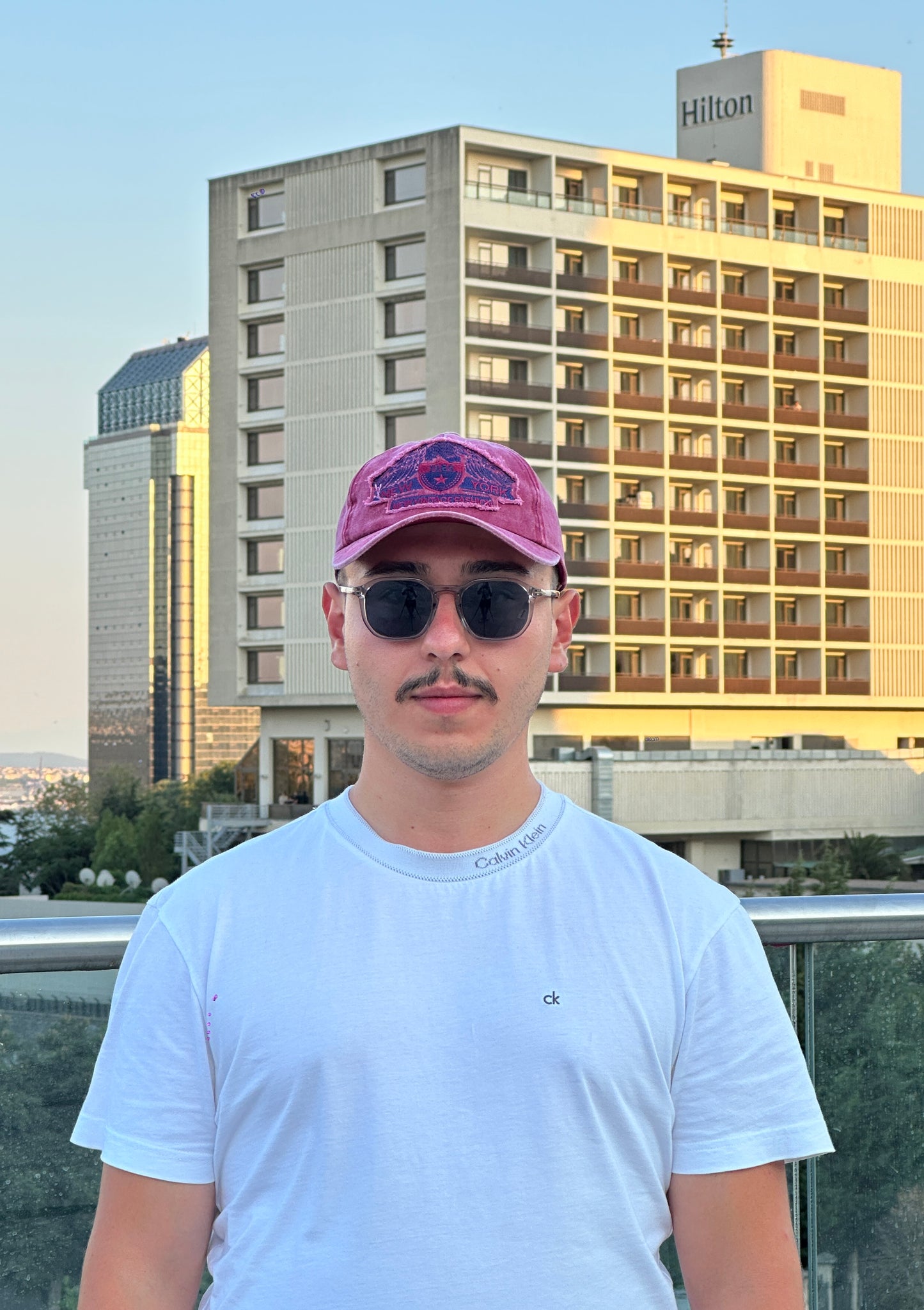 Chapelier New York Model Kırmızı Eskitme Baseball Şapka - CPL 45