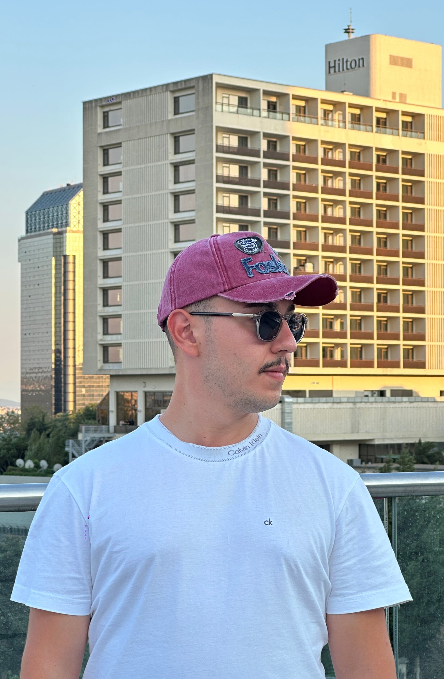 Chapelier Fashion Model Kırmızı Eskitme Baseball Şapka - CPL 42